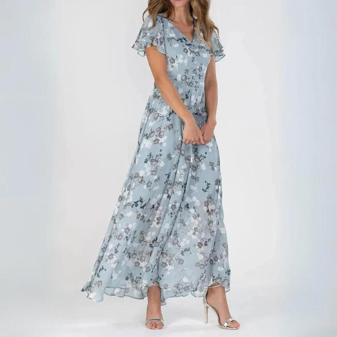 Briony™ | Chic V-Neck Summer Dress