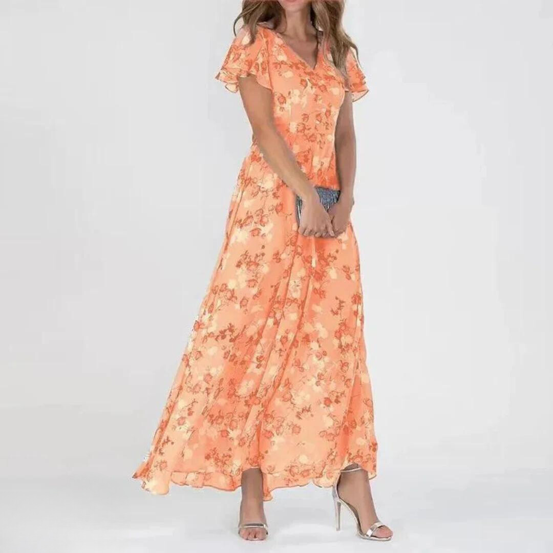 Briony™ | Chic V-Neck Summer Dress