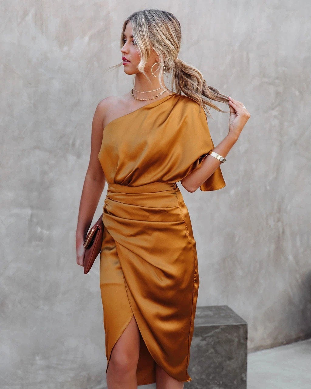 Zadie™ | Elegant Satin Evening Dress