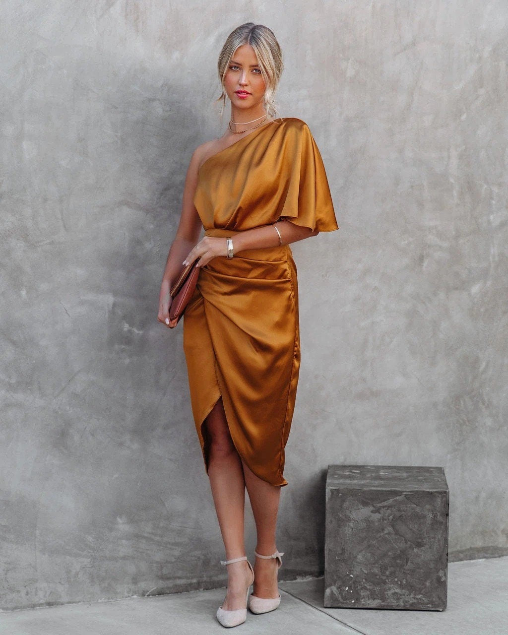 Zadie™ | Elegant Satin Evening Dress