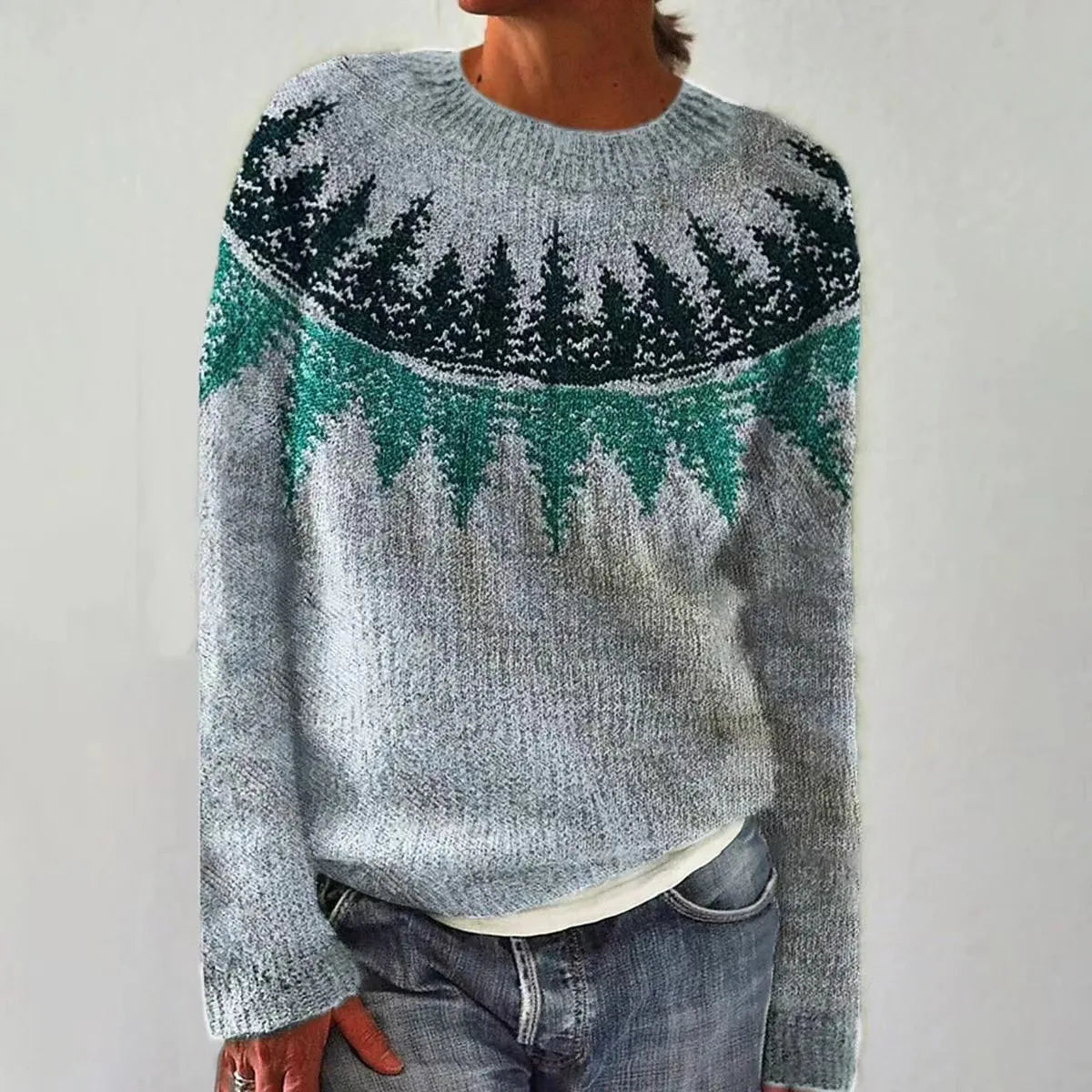 AMELIE™ | Cozy Retro Autumn Sweater with Nordic Flair