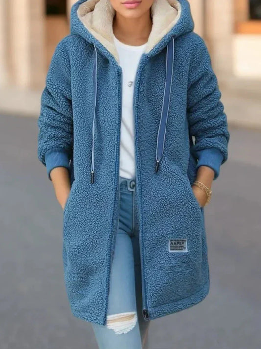 Jenny - Fleece hooded jacket