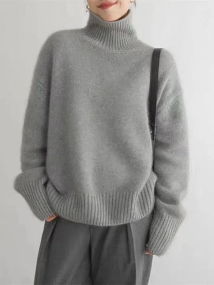 Alecia | Cashmere Roll Neck Jumper