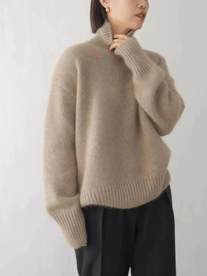 Alecia | Cashmere Roll Neck Jumper