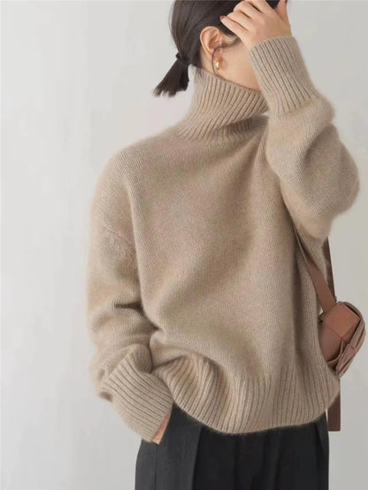 Alecia | Cashmere Roll Neck Jumper