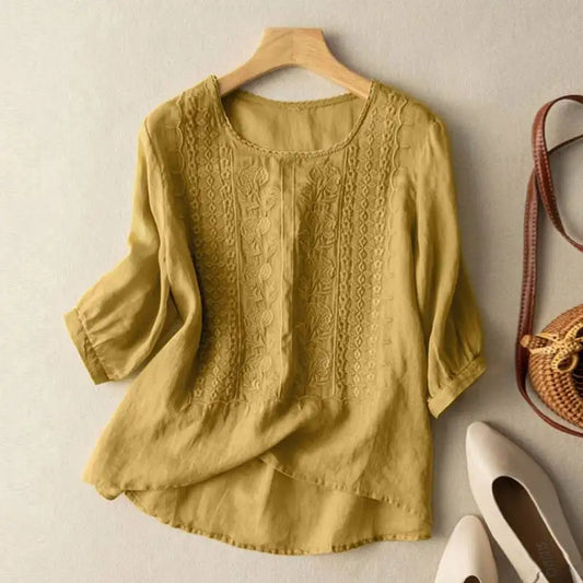 Aurora™ | Relaxed Embroidered Blouse