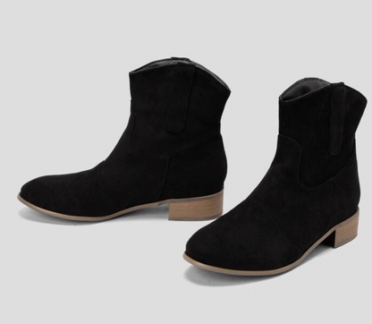 Ariel | Suede Western Boots