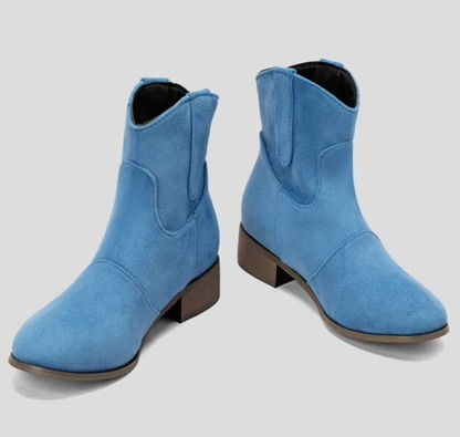 Ariel | Suede Western Boots