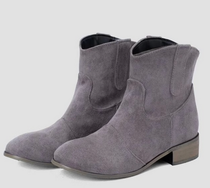 Ariel | Suede Western Boots