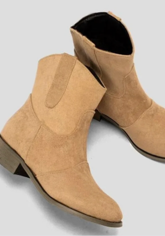 Ariel | Suede Western Boots
