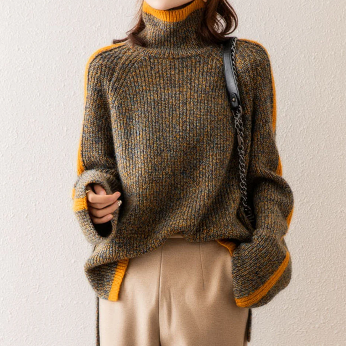 Rebecca™ | Luxurious Wool Turtleneck Sweater