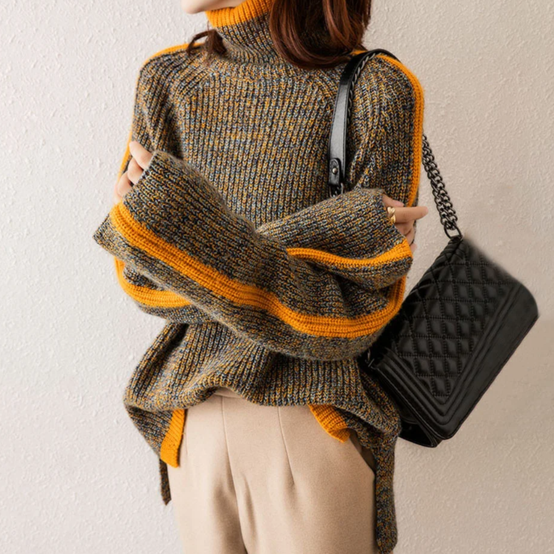 Rebecca™ | Luxurious Wool Turtleneck Sweater