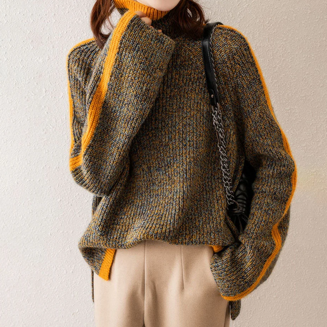 Rebecca™ | Luxurious Wool Turtleneck Sweater