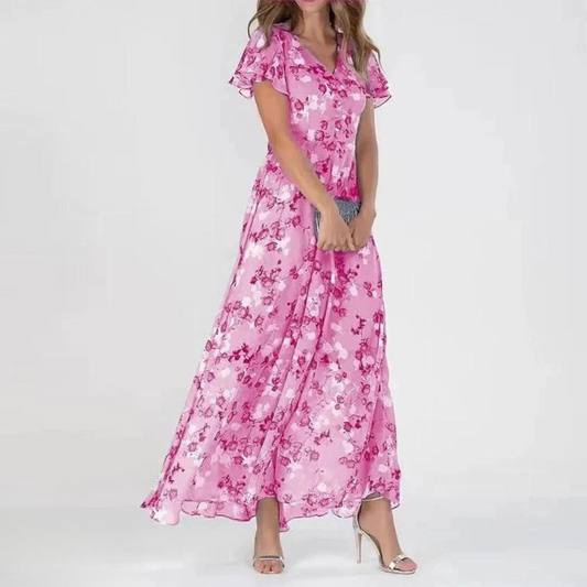 Briony™ | Chic V-Neck Summer Dress