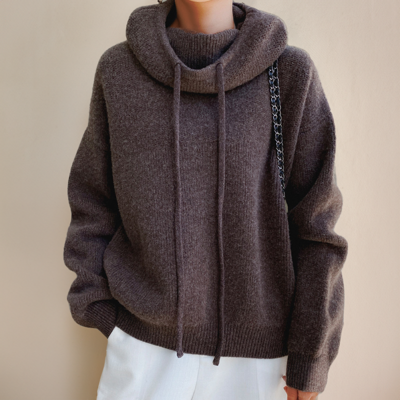 Isabelle™ | Merino Wool Roll Neck Jumper
